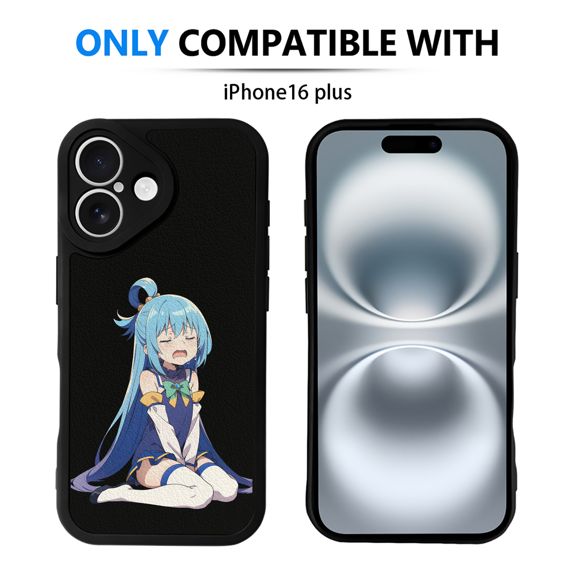 （画像用） 転スラ Regarding Reincarnated to Slime 【iPhone 16シリーズ対応】シリコンスマホケース（レザー調） 材質：シリコン